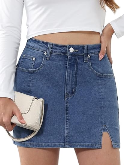 'Zenova' Denim Skort